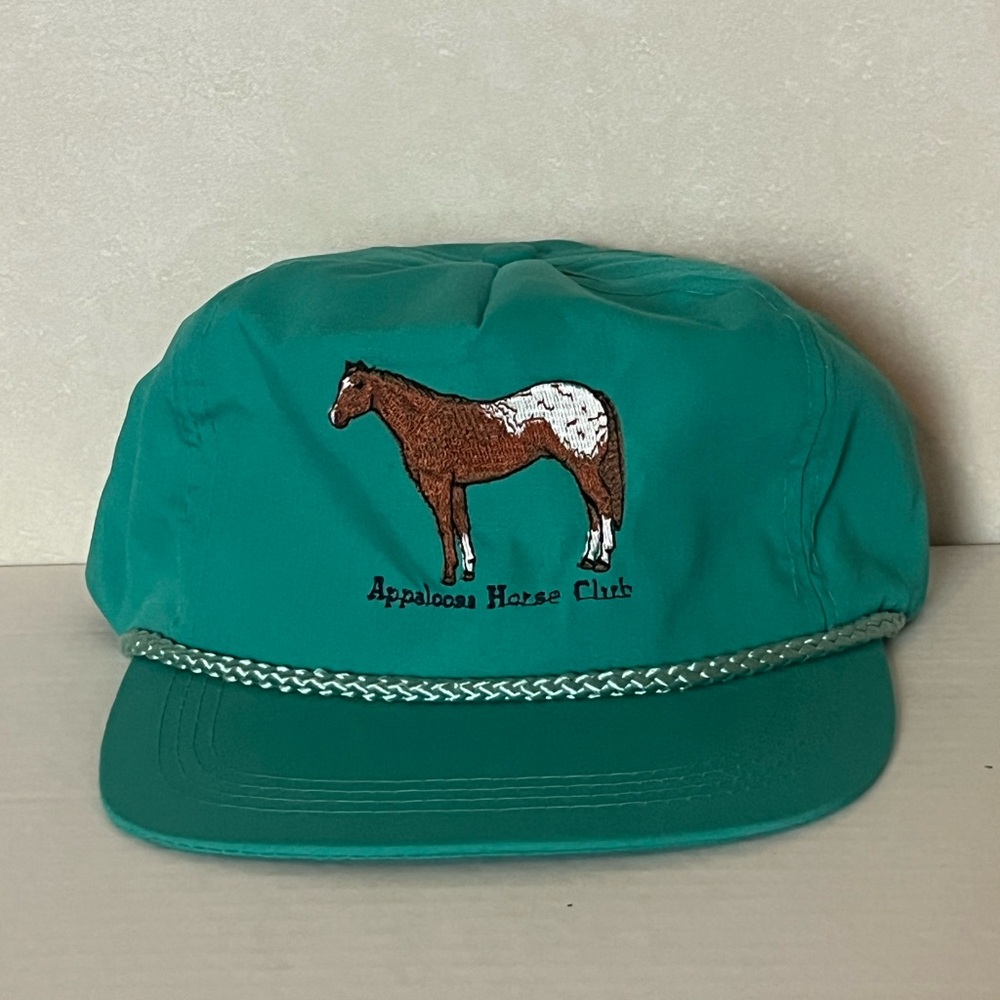 Teal Appaloosa Horse Club Embroidery Hat